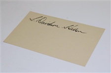 S. Davidson Herron Signed GPC - 1919 US Amateur Champ JSA ALOA