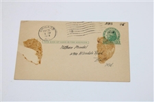 Chick Evans Signed GPC - 1916 & 1920 US Amateur Champ JSA ALOA