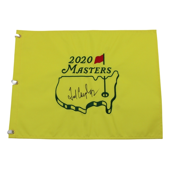 Fred Couples Signed 2020 Masters Flag w/ 92 JSA ALOA
