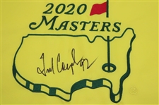 Fred Couples Signed 2020 Masters Flag w/ '92' JSA ALOA