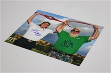 John Daly & John Daly Signed PNC Championship Photo JSA ALOA