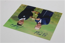 Steve Stricker & Padraig Harrington Signed 2020 Ryder Cup Photo JSA ALOA