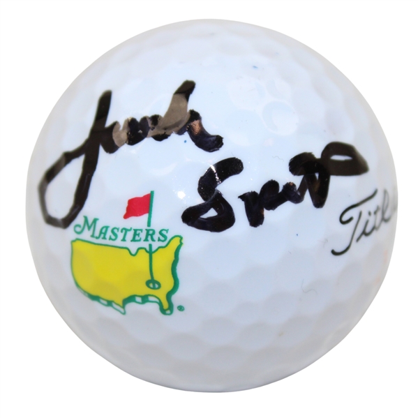 Jordan Spieth Signed Masters Logo Golf Ball JSA ALOA
