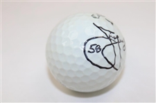 Jim Furyk Signed '58' Callaway Logo Golf Ball JSA ALOA