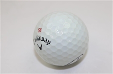 Jim Furyk Signed '58' Callaway Logo Golf Ball JSA ALOA
