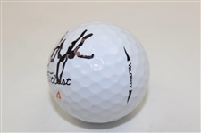 Dustin Johnson Signed Masters Logo Golf Ball JSA ALOA