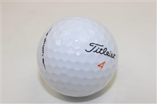 Dustin Johnson Signed Masters Logo Golf Ball JSA ALOA