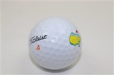 Dustin Johnson Signed Masters Logo Golf Ball JSA ALOA