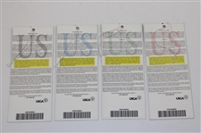 Jim Furyk Signed 2003 US Open at Olympia Fields Mon - Sun Ticket Set JSA ALOA