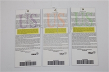 Jim Furyk Signed 2003 US Open at Olympia Fields Mon - Sun Ticket Set JSA ALOA