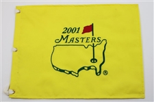 2001, 2013 & 2014 Masters Tournament Embroidered Flags - Woods, Scott & Watson Champs