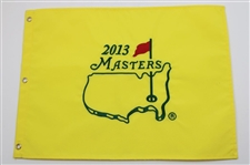 2001, 2013 & 2014 Masters Tournament Embroidered Flags - Woods, Scott & Watson Champs