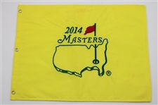 2001, 2013 & 2014 Masters Tournament Embroidered Flags - Woods, Scott & Watson Champs