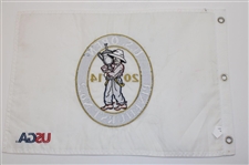 2014, 2015, 2016 & 2024 US Open Embroidered White Flags - Kaymer, Spieth, Johnson & Dechambeau