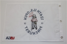 2014, 2015, 2016 & 2024 US Open Embroidered White Flags - Kaymer, Spieth, Johnson & Dechambeau