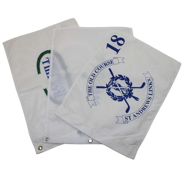 St. Andrews Old Course, Bay Hill Inv. & Sony Open in Hawaii Flags - Embroidered & Screen