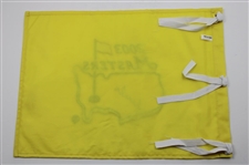 Mike Weir Signed 2003 Masters Tournament Embroidered Flag JSA ALOA