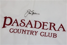 Jack Nicklaus Signed Pasadera Country Club Embroidered Flag JSA ALOA