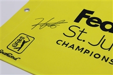 Hideki Matsuyama Signed 2024 Fedex St. Jude Championship Flag JSA #CF00130