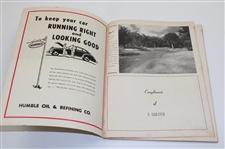 Demaret & Others Signed 1946 Colonial National Inv. 1st Annual Program w/Pairing Sheets - Ben Hogan Win JSA ALOA