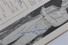 Demaret & Others Signed 1946 Colonial National Inv. 1st Annual Program w/Pairing Sheets - Ben Hogan Win JSA ALOA