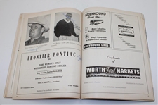 Demaret & Others Signed 1946 Colonial National Inv. 1st Annual Program w/Pairing Sheets - Ben Hogan Win JSA ALOA
