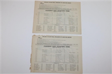 Demaret & Others Signed 1946 Colonial National Inv. 1st Annual Program w/Pairing Sheets - Ben Hogan Win JSA ALOA