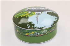 Tiffany & Co. Augusta National Clubhouse Handpainted Candy Dish w/Lid