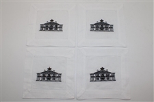 Augusta National Golf Club Guest Towel & Set of (8) Linen Cocktail Napkins