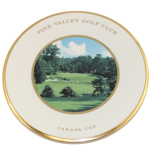 2006 Pine Valley Golf Club Lenox Canada Cup Trophy Plate - 5th Hole