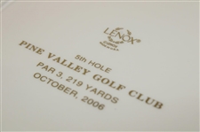 2006 Pine Valley Golf Club Lenox Canada Cup Trophy Plate - 5th Hole