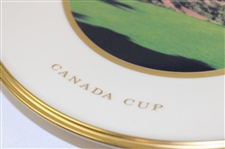 1999 Pine Valley Golf Club Lenox Canada Cup Trophy Plate - 6th Hole
