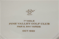 1992 Pine Valley Golf Club Lenox Canada Cup Trophy Plate - 7th Hole