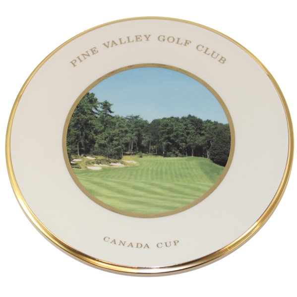 2010 Pine Valley Golf Club Lenox Canada Cup Trophy Plate - 15th Hole