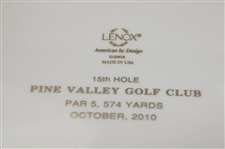 2010 Pine Valley Golf Club Lenox Canada Cup Trophy Plate - 15th Hole