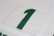 Ben Crenshaw & Carl Jackson Signed Caddy Nameplate w/Signed Masters Hat & Golf Ball JSA ALOA