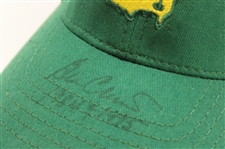 Ben Crenshaw & Carl Jackson Signed Caddy Nameplate w/Signed Masters Hat & Golf Ball JSA ALOA