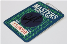 Fred Couples Signed 1992 Masters Tournament SERIES Badge #X18658 JSA ALOA