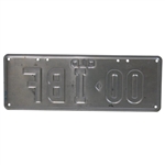 Two (2) Ian Baker Finch Personal License Plates