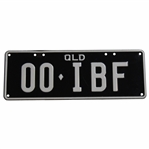 Two (2) Ian Baker Finch Personal License Plates