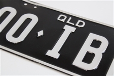 Two (2) Ian Baker Finch Personal License Plates