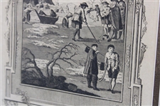 Natives of Holland 'With Their Diversions During the Winter Season' Kolf - Framed