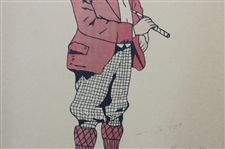 Colonel Bogey '1892' Print Signed by his Grandson in 1981 - Framed