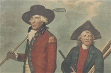c.1900–1920 'To the Society of Coffers at Blackheath' Colored Engraving - Framed