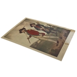 c.Early 1900's 'To The Society of Golfers at Blackheath' Colored Engraving - Framed