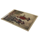 c.Early 1900's 'To The Society of Golfers at Blackheath' Colored Engraving - Framed