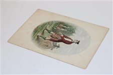 Early To Mid 19th Century Engraving of Clan McPherson “Golfing” 