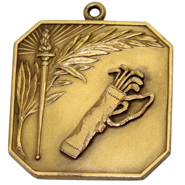 1925 Al Anderegan Gold Filled Caddy Champion Medal