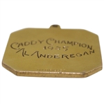 1925 Al Anderegan Gold Filled Caddy Champion Medal