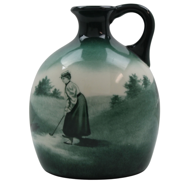 Scarce OHara Porcelain Handpainted Ceramic Art Company Jug w/Gold Washed Inside Lip